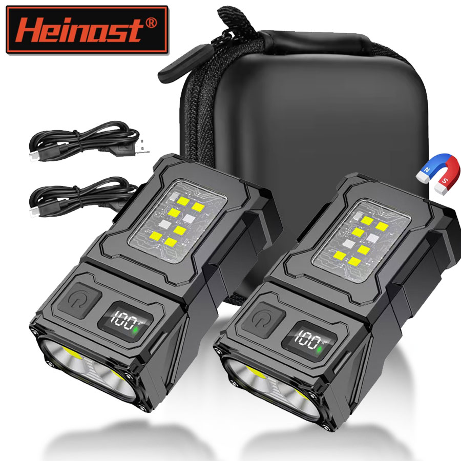 Led Headlight Bulbs - Mini Tragbare LED COB Taschenlampe Kopf