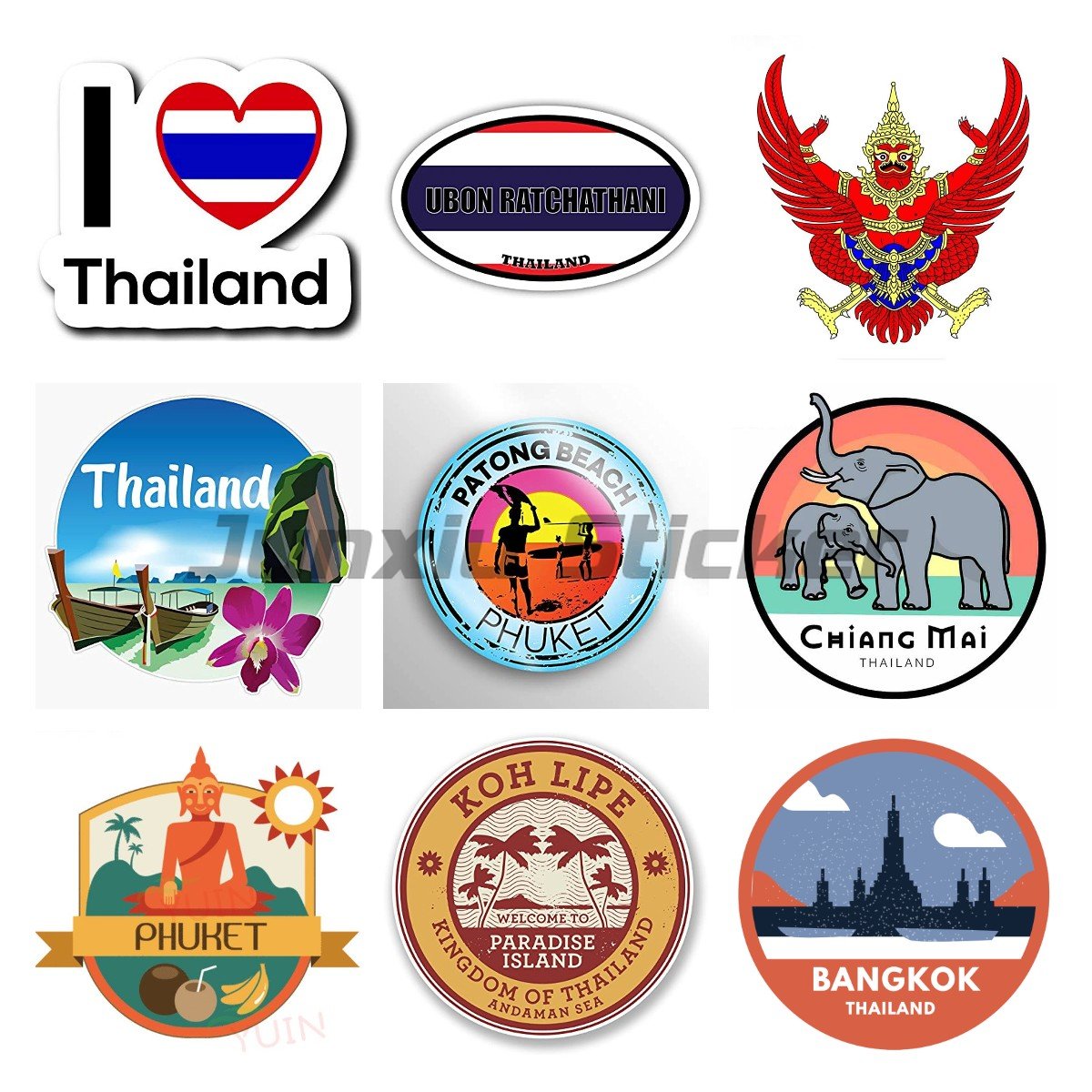 Car Accessories Thailand - Thailand Nationalflagge Garuda Emblem von Thailand