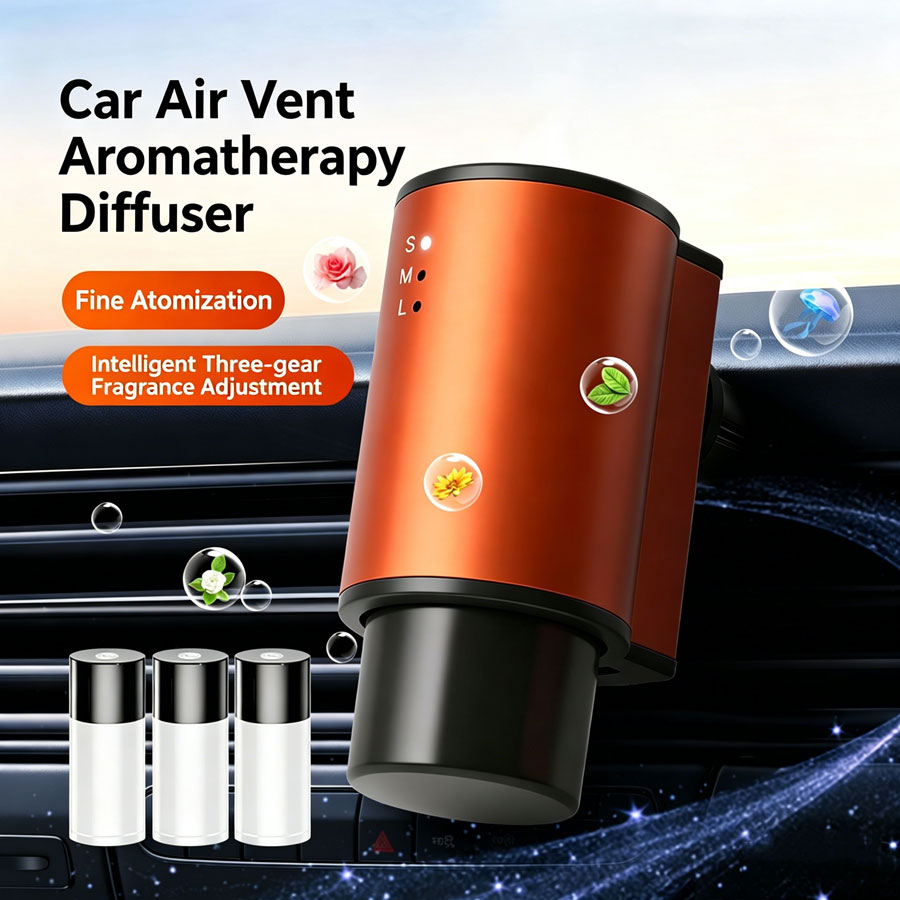 Car Air Freshener Vent - Neuer Auto-Lufterfrischer Intelligenter Auto-Aroma-Diffusor für Lüftungsschlitze