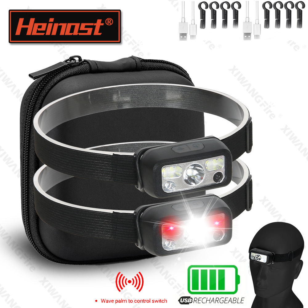 Led Headlight Bulbs - Mini wiederaufladbare leistungsstarke Sensor Scheinwerfer Angeln