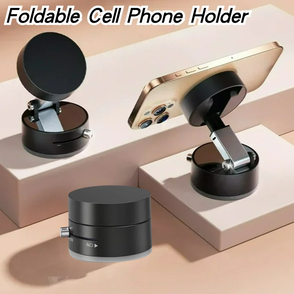 Car Phone Holder Magnetic - Hochleistungs-Magnet-Vakuumhalter, faltbar, universeller Telefonständer für Auto,