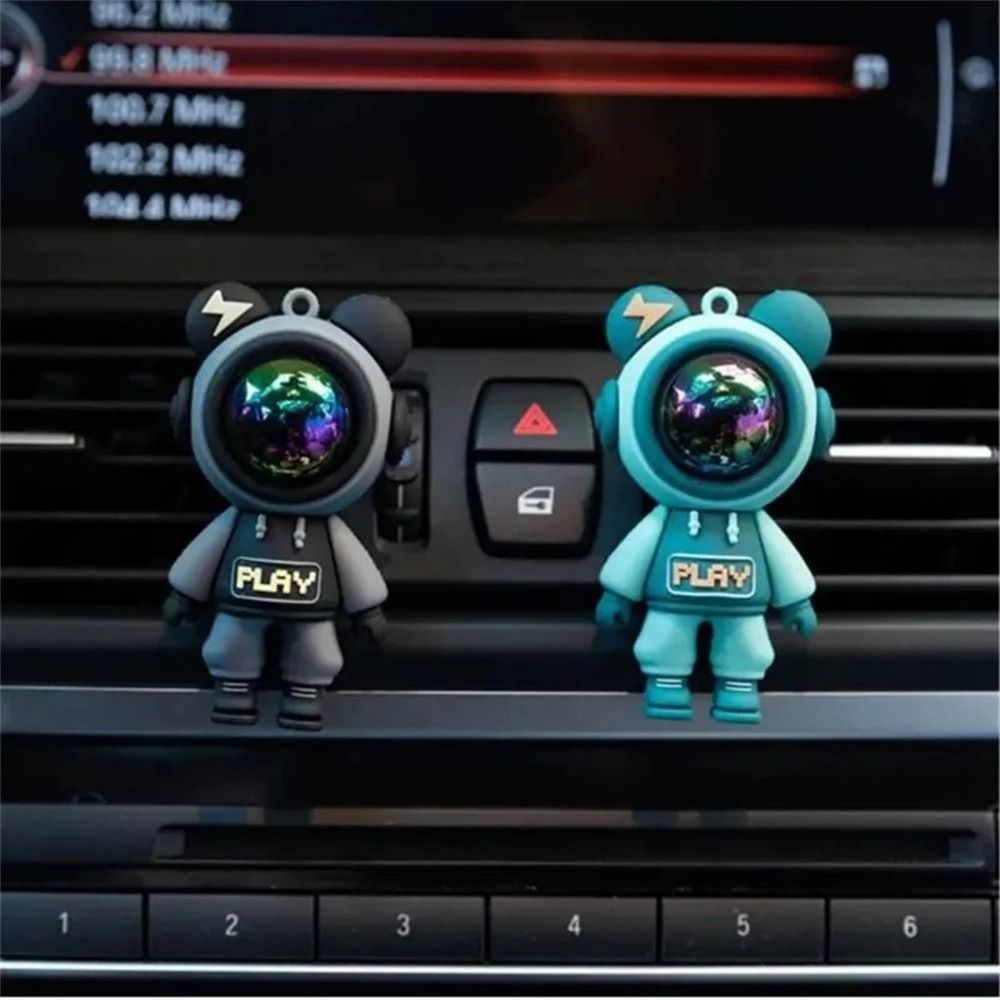 Car Air Freshener Vent - Astronauten-Auto-Lufterfrischer-Clip, Cartoon-Auto-Clip, Auto-Dekoration, Lüftungsornament, Auto-Innenzubehör
