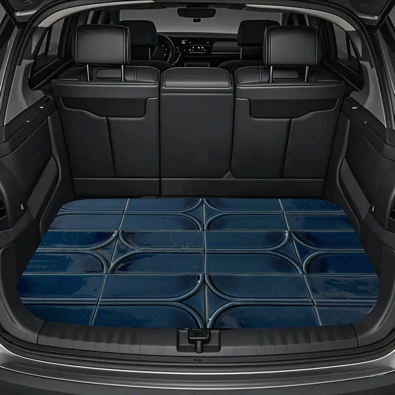 Car Accessories Must Have - 1 Stück Kofferraummatte mit Aufdruck, ein