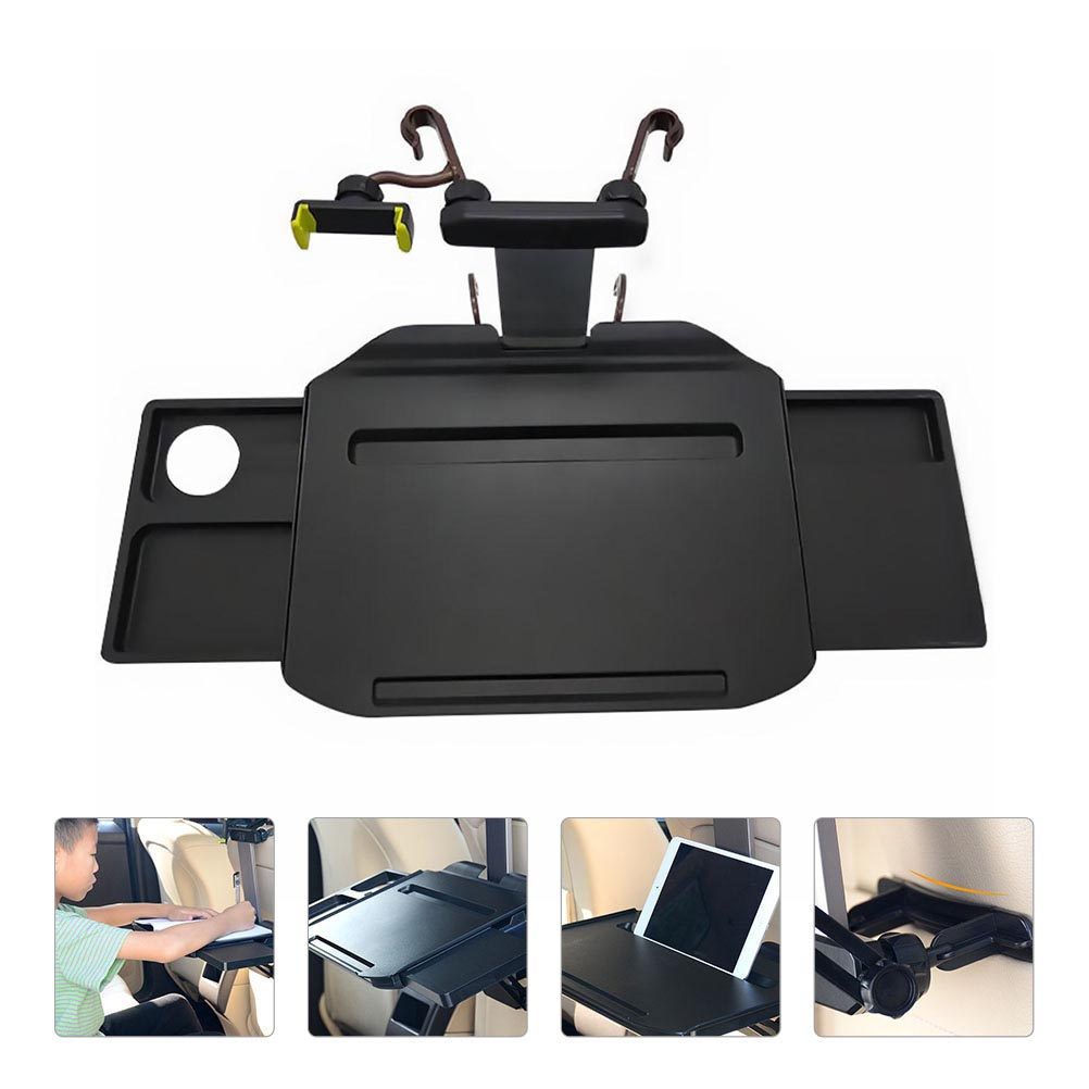 Car Seat Organizer - 1 Stück Faltbarer Auto-Rücksitz-Ablagetisch, Auto-Laptop-Notebook-Schreibtisch-Organizer, Getränkehalter,