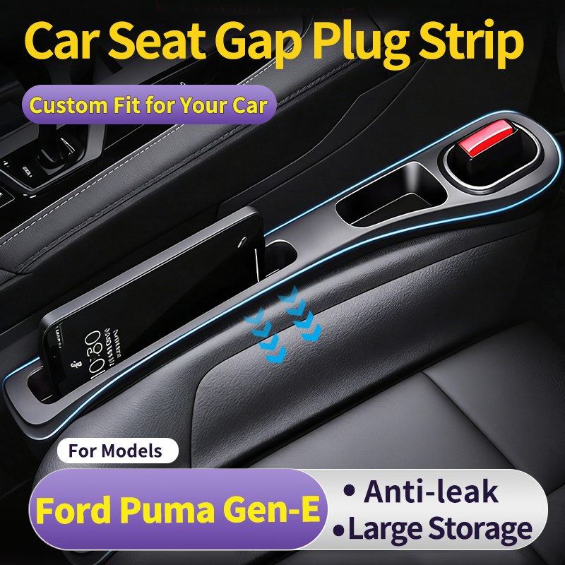 Car Seat Organizer - Auslaufsicherer Auto-Sitzstreifen für Ford Puma Gen-E,