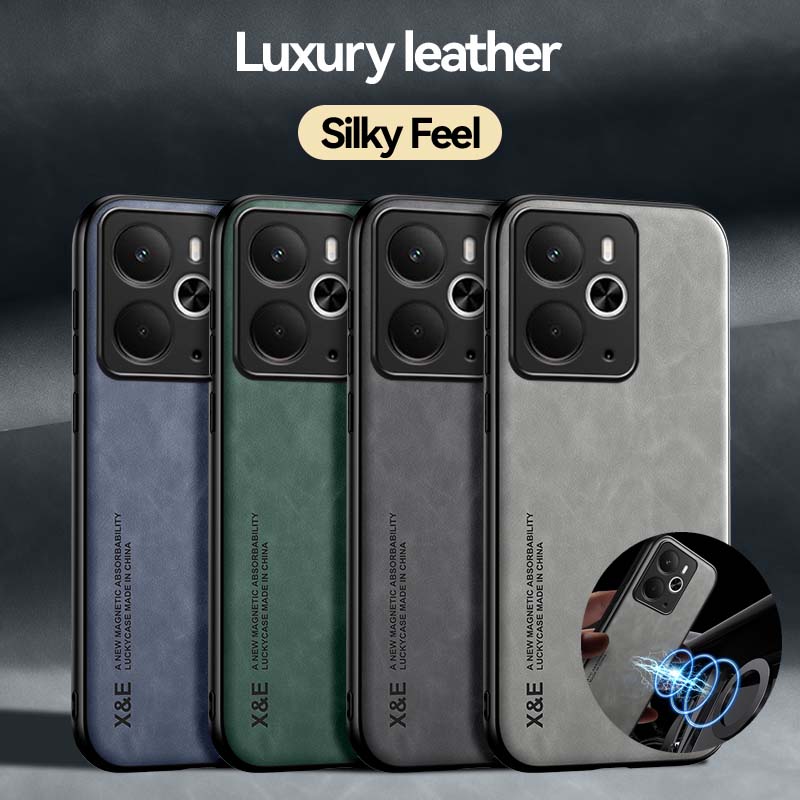 Car Phone Holder Magnetic - Luxuriöse Stoßfeste Hülle für Realme 14