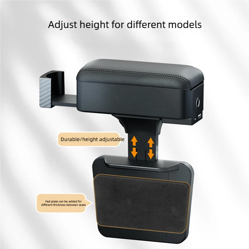 Car Seat Organizer - JFBONIN Auto-Mittelkonsolen-Organizer mit Quick Charge QC