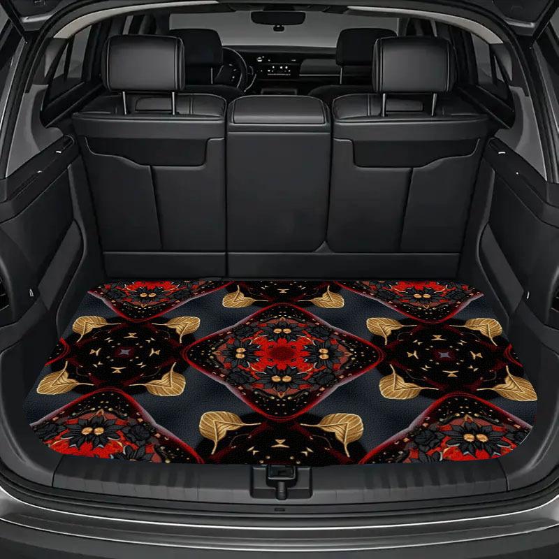 Car Accessories Must Have - 1 Stück Kofferraummatte mit Aufdruck, ein