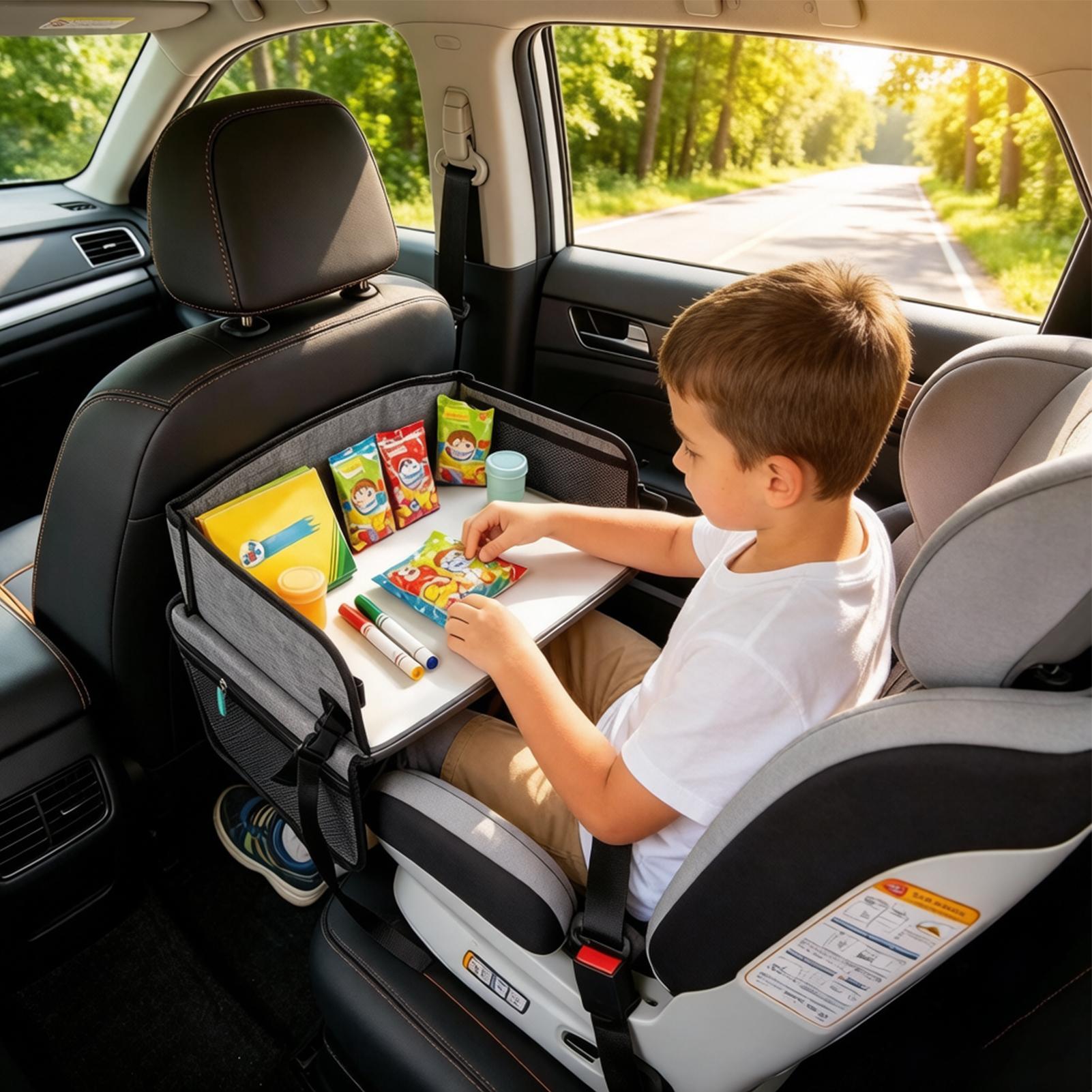 Kinder-Autotisch mit Tasche, f – Car Seat Organizer Bewertung und Preis
