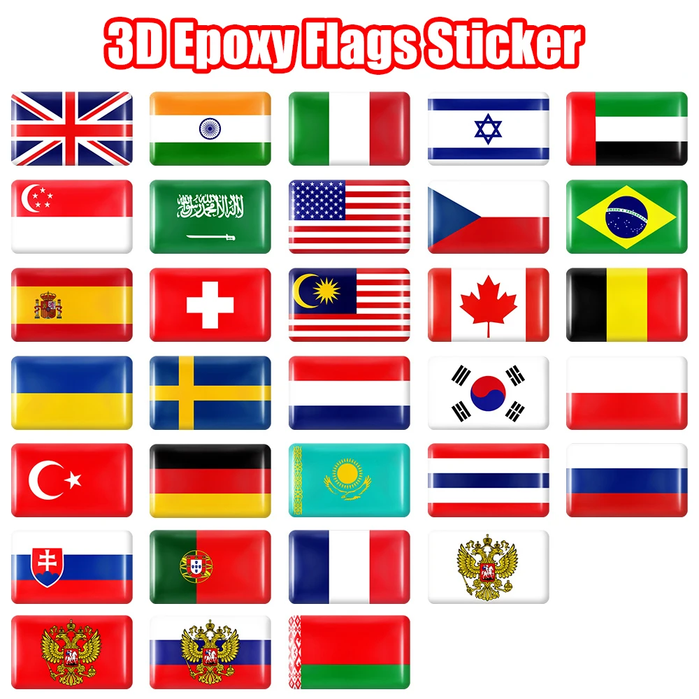 10 Stück Epoxid-Flaggen-Aufkle – Car Accessories Thailand Bewertung und Preis