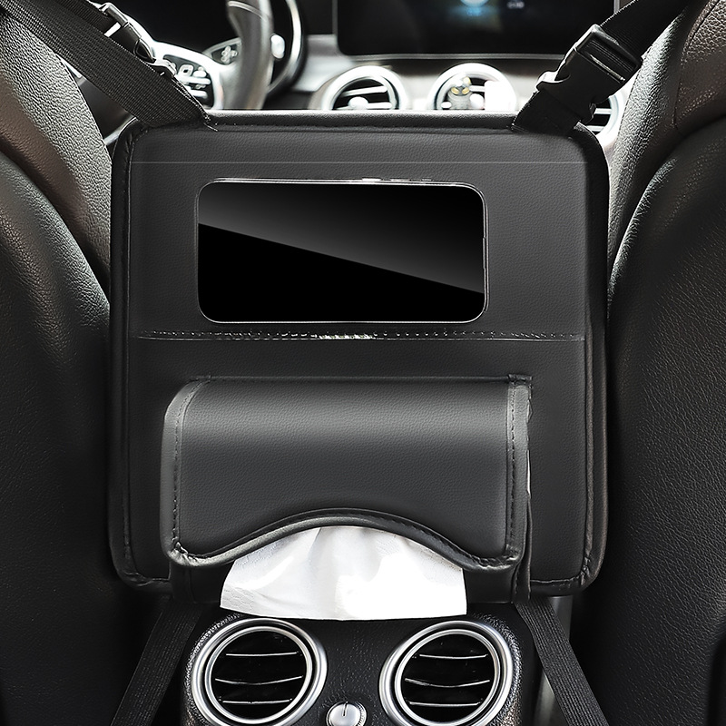 Auto-Sitzorganizer aus Leder:  – Car Seat Organizer Bewertung und Preis