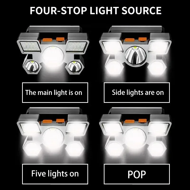 5-LED-Taschenlampe, wiederaufl – Led Headlight Bulbs Bewertung und Preis